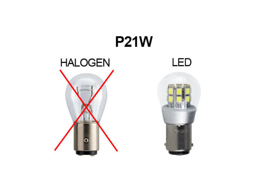 2 Stuck P21W LED-Gluhbirne R5W, R10W, BA15S 12-18V CANBUS orange 900lm  kaufen bei