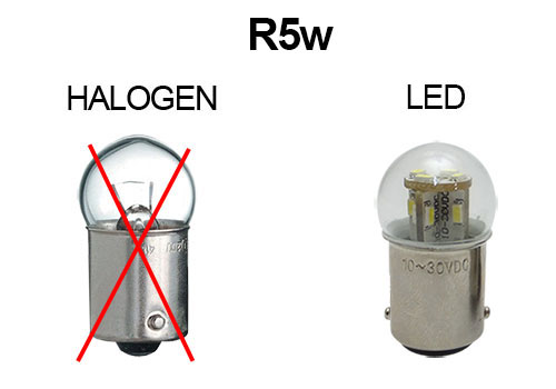Birne LED R5W 12V - 0,5W BA15S Osram LEDriving weiß 6000K (X2) kaufen