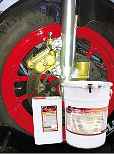 PEINTURE ÉPOXY ANTICORROSION ROUGE RAL 3020 5 L (BROSSE) (EAF 2092-5 L ROUGE)