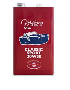MILLERS OIL - HUILE CLASSIC SPORT 20W50 - 5 LITRES