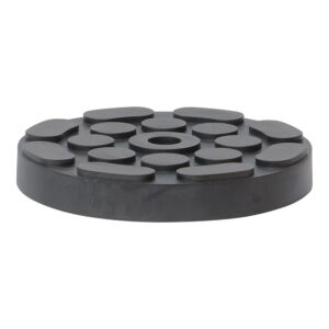 SEMELLE EN CAOUTCHOUC HOFMANN RONDE, AVEC PLAQUE ACIER 120 MM X 17 MM
