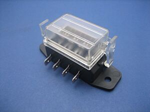 SICHERUNGSBOX FÜR STECKSICHERUNGEN, 4-FACH