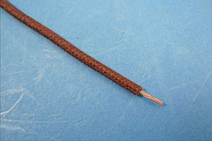 BRAIDED CABLE, 14/0.30, (1 mm²) (Ø3,7mm) BRAUN(METERPREIS)