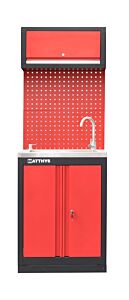 MODULE HAUT : MEUBLE AVEC BAC À NETTOYER - SERIE IMOLA