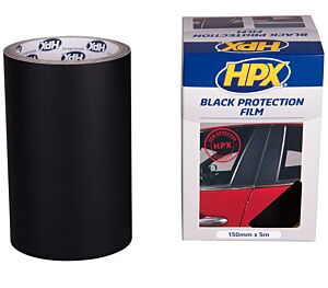 HPX beschermingsfolie - zwart 150mm x 5m