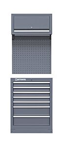 MODULE HAUT : HEAVY DUTY MEUBLE AVEC 7 TIROIRS  - SERIE LEMANS