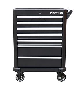 CARRO DE TALLER 7 CAJONES PINTURA EPOXI GRANULADA - NEGRO