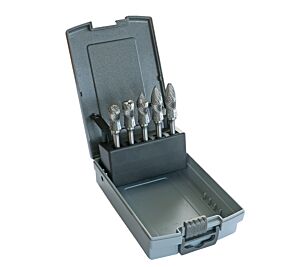 TUNGSTEN CARBIDE CUT ROTARY BURR - 5 PIECES - SHAFT 6 MM