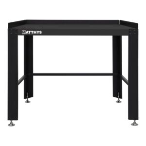 MESA DE TRABAJO AJUSTABLE EN ALTURA L114 x P71 x A85 CM - NEGRO - SMALL