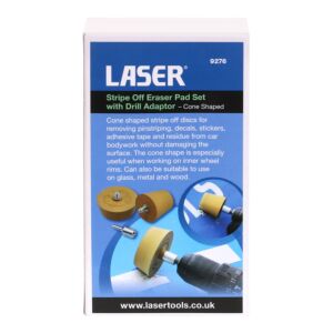 LOGO-, STICKER- EN LIJMVERWIJDERAAR - 2 STUKS - MET ADAPTER VOOR BOORMACHINE