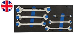 QUALITY SAE/INCH DOUBLE OPEN WRENCH SET 6 PCS (BX007S-2)