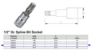 EMBOUT XZN M10 1/2”