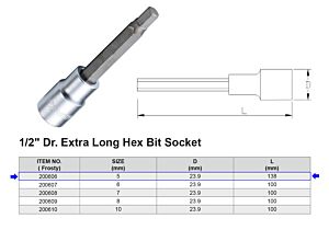 EMBOUT XXL HEX H5 1/2”