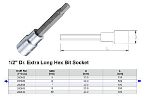 EMBOUT XXL HEX H6 1/2”