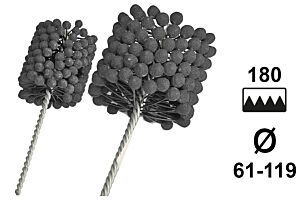 CEPILLOS BRUÑIDOS Ø61-119 MM - GRANO 180