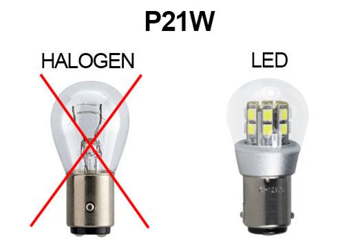 Ampoule LED P21W BA15S