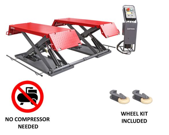 Luftfart Inca Empire arkiv Scissor car lift - Portable car lift cap. 3T - Buy it now - Matthys