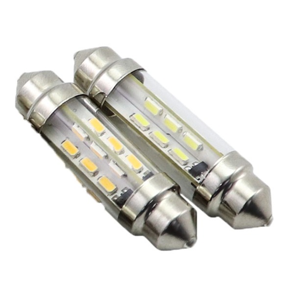 AMPOULE NAVETTE LED 6 V 39 MM ROUGE, C5W, C10W Matthys