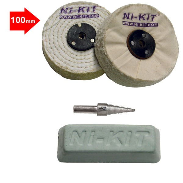 POLISHING KIT FOR STAINLESS STEEL 100 MM Matthys