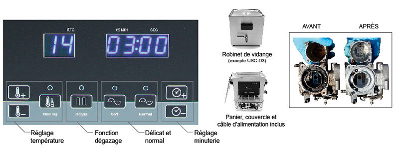 Machine de nettoyage ultrasons ACM-100 E